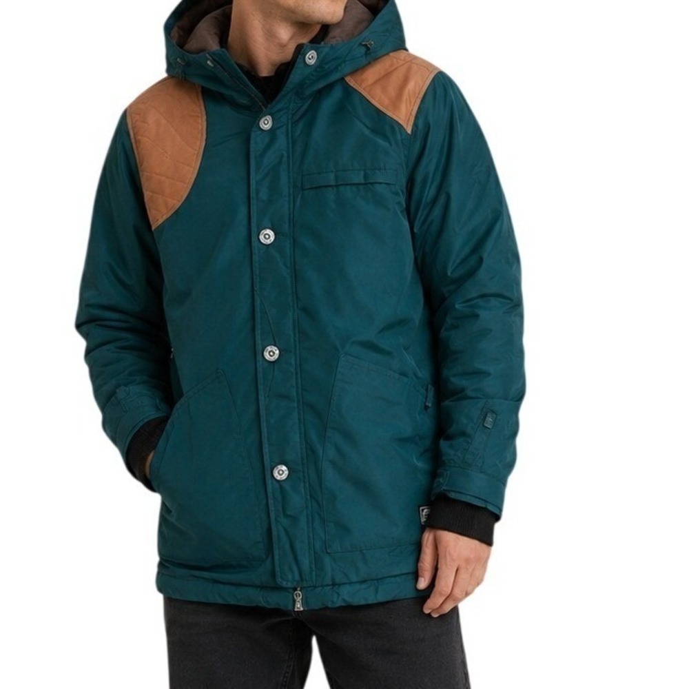 O'Neill Teal And Tan Snowboard Jacket Men's Medium